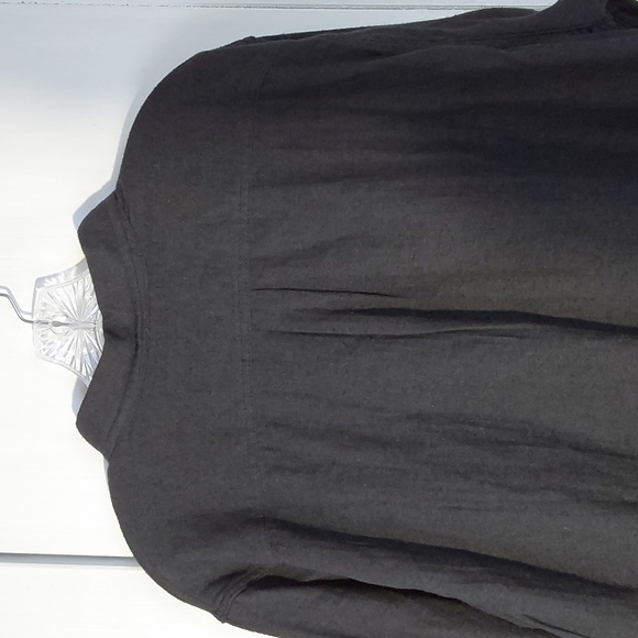 Eddie Bauer- Mens Black Pocket Longsleeve Button Down Shirt Excellent! Sz.XXL - Picture 7 of 9